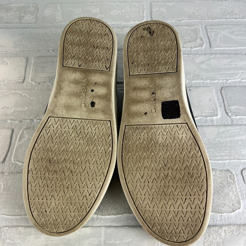 Vionic Zinah Slip On Sneakers Shoes Womens 9.5 Black Nubuck Leather Comfort 40.5 - Picture 9 of 13